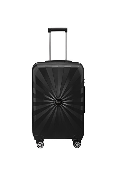 Louisiana Polo 1809 Polikarbon 4x2 Teker Siyah Orta Boy Valiz