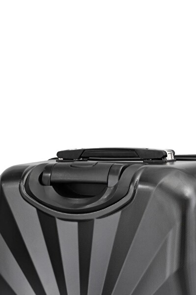 Louisiana Polo 1809 Polikarbon 4x2 Teker Siyah Orta Boy Valiz