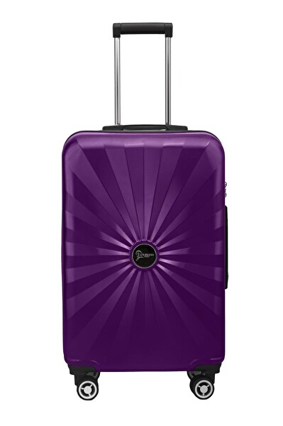 Louisiana Polo 1809 Polikarbon 4x2 Teker Mor Orta Boy Valiz