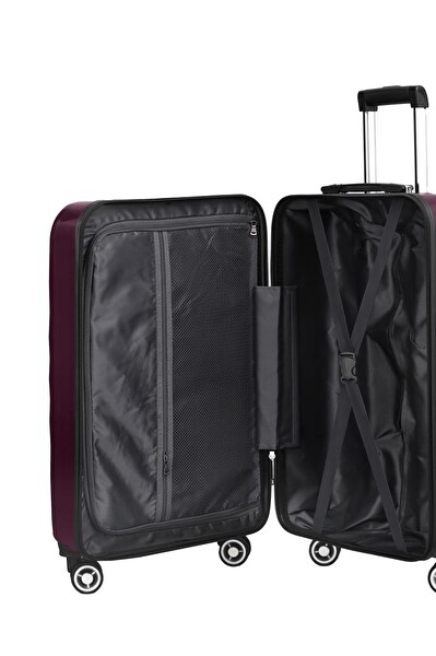 Louisiana Polo 1809 Polikarbon 4x2 Teker Bordo Orta Boy Valiz