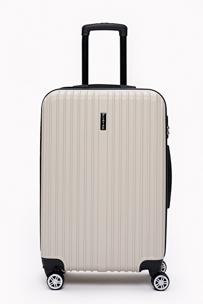 Elatae 1020 Abs Bej Orta Boy Valiz