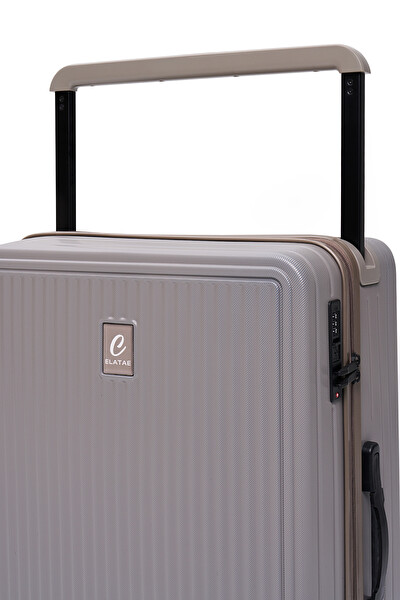 Elatae V10737 Vouge Exclusive Ultra Strong Vizon Orta Boy - Kabin Boy 2'li Valiz Seti