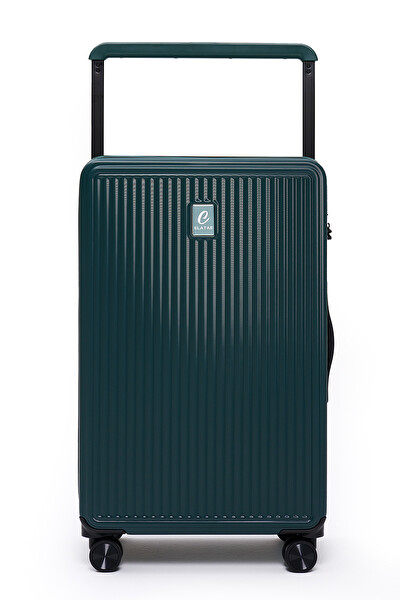 Elatae V10737 Vouge Exclusive Ultra Strong Petrol Orta Boy - Kabin Boy 2'li Valiz Seti