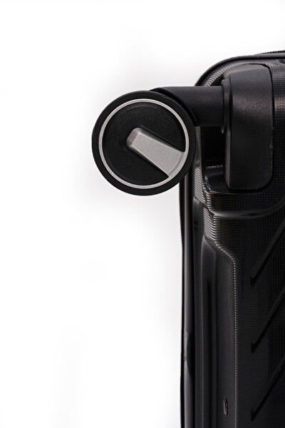 Elatae 5239 Exclusive Pro Polipropilen Kırılmaz Siyah Orta Boy Valiz