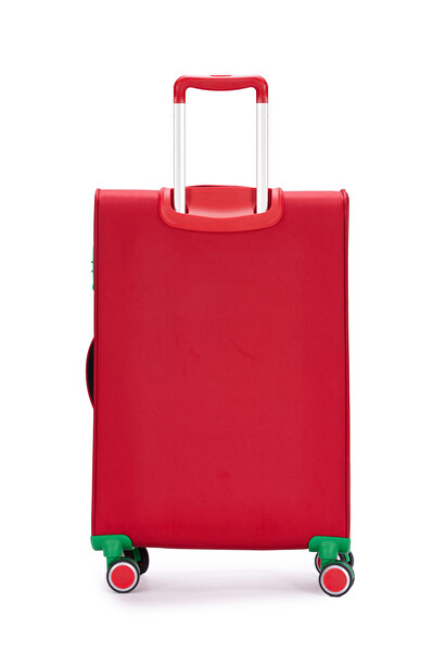 United Colors Of Benetton BNT2800 Ultra Light Kırmızı Kumaş Orta Boy Valiz