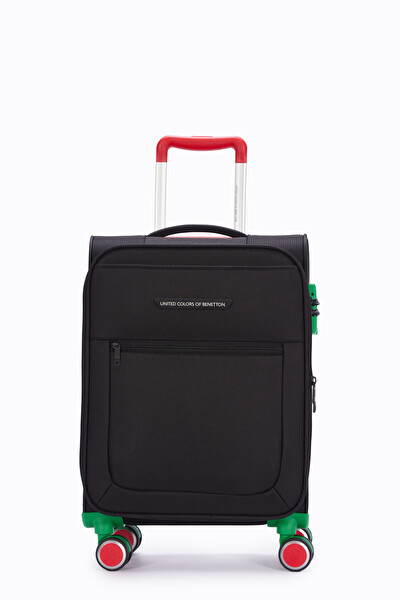 United Colors Of Benetton BNT2800 Ultra Light Siyah Kumaş Kabin Boy Valiz