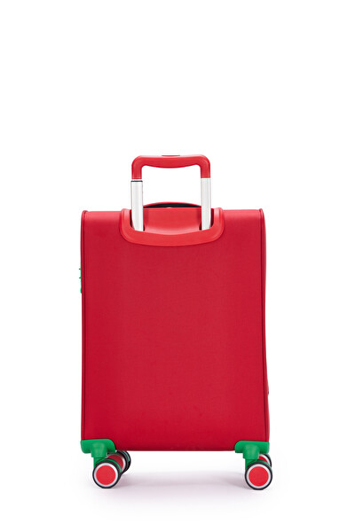 United Colors Of Benetton BNT2800 Ultra Light Kırmızı Kumaş Kabin Boy Valiz