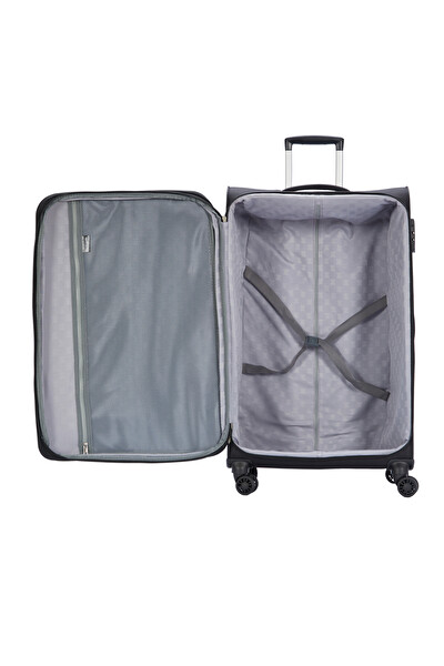 Pierre Cardin PC7050 Ultra Light Kumaş Siyah Büyük Boy Valiz