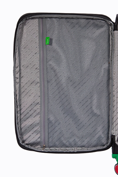 United Colors Of Benetton BNT2800 Ultra Light Kumaş Siyah Büyük Boy Valiz