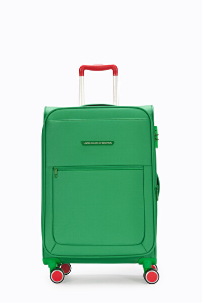 United Colors Of Benetton BNT2800 Ultra Light Kumaş Yeşil Orta Boy Valiz
