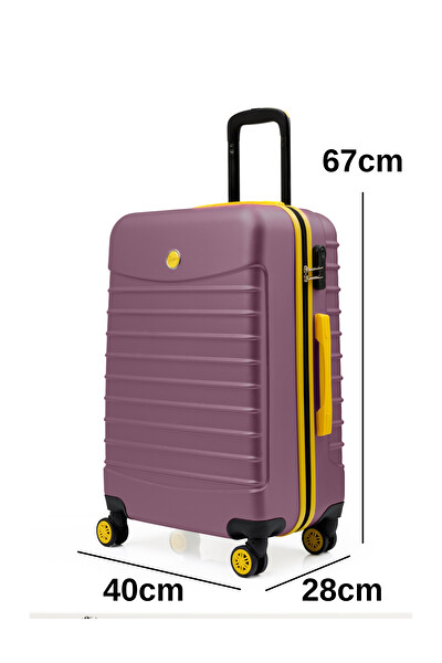 Louisiana Polo 1168 4x2 Teker Rose Orta Boy Valiz