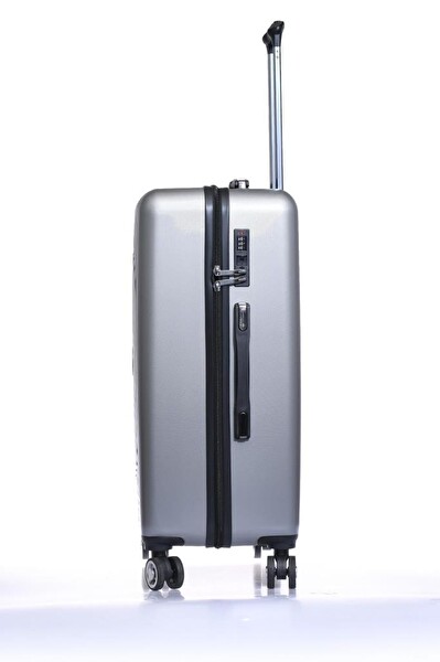 Louisiana Polo 1802 Polikarbon Gri Orta Boy Valiz