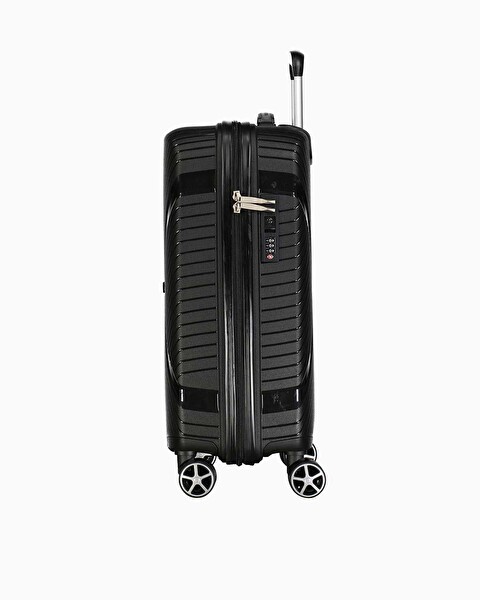 United Colors Of Benetton BNT3000 Polipropilen Siyah Kabin Boy Valiz