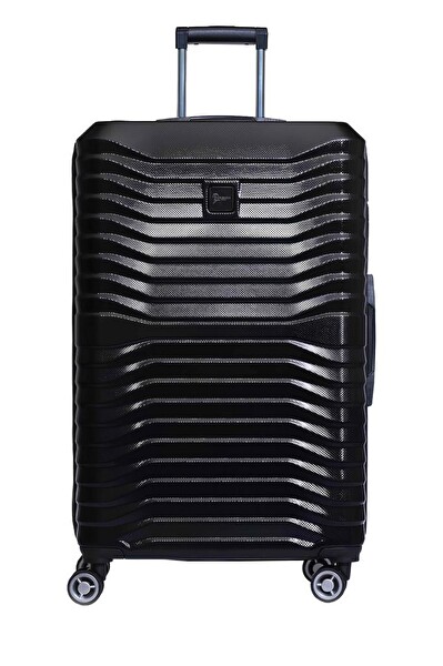 Louisiana Polo 1819 Polikarbon Siyah Büyük Boy Valiz