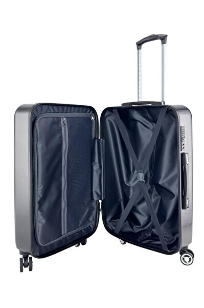 Louisiana Polo 1815 Polikarbon Siyah Orta Boy Valiz