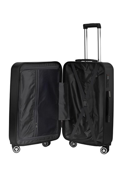 Louisiana Polo 1810 Polikarbon Siyah Orta Boy Valiz