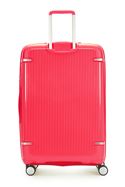 Pierre Cardin 04PC7070 Polipropilen Kırmızı Büyük Boy Valiz