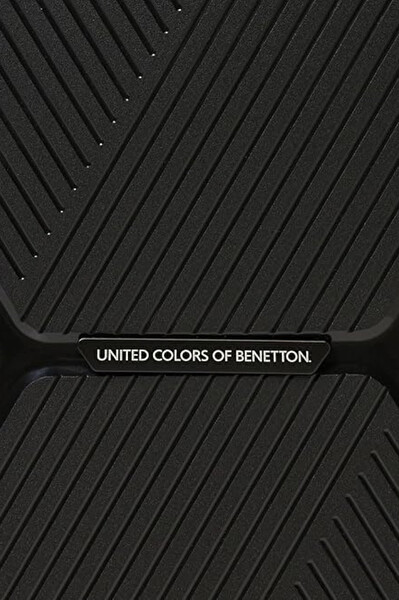United Colors Of Benetton BNT3000 Polipropilen Siyah Büyük Boy Valiz