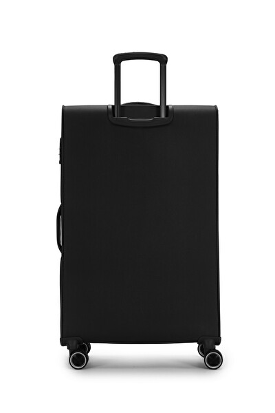 Pierre Cardin 04PC6000 Büyük ve Orta Boy Siyah 2'li Valiz Seti