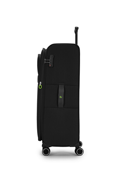 Pierre Cardin 04PC6000 Büyük ve Orta Boy Siyah 2'li Valiz Seti