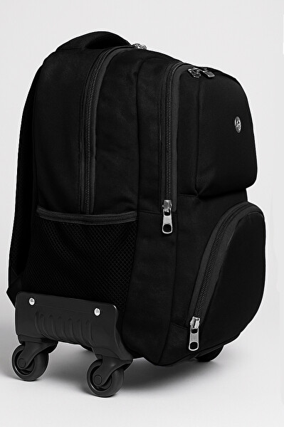 Louisiana Polo 1175 Çekçekli 4 Tekerlekli Siyah Sırt Çantası