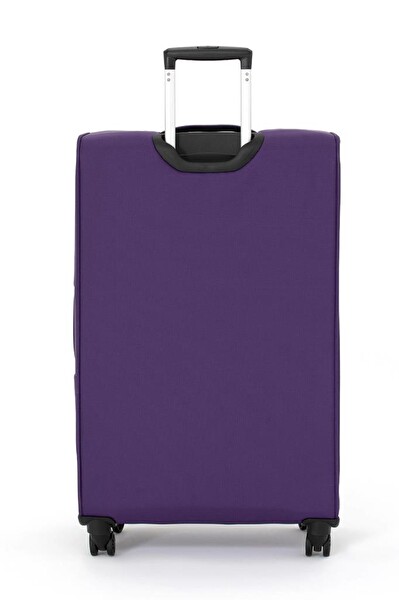 Pierre Cardin 04PC4200 Büyük ve Orta Boy Lüx Kumaş Mor 2'li Valiz Seti