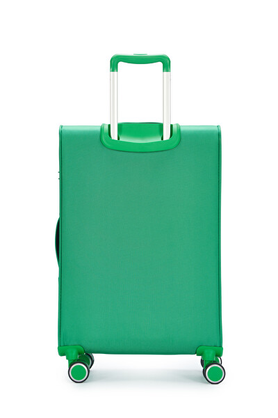 United Colors Of Benetton BNT2400 Orta ve Kabin Boy Yeşil 2'li Valiz Seti