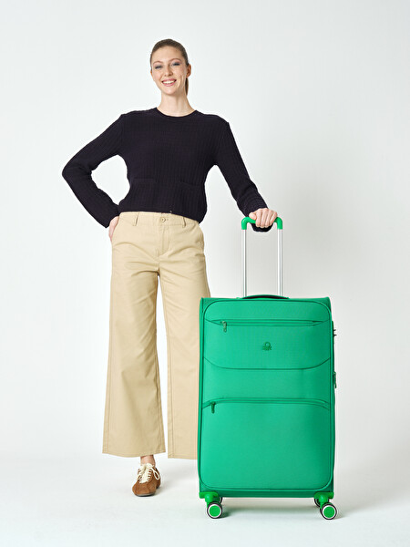 United Colors Of Benetton BNT2400 3'lü Valiz Seti Yeşil