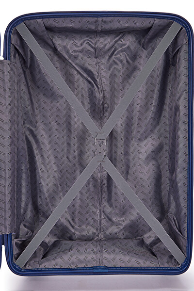 United Colors Of Benetton 14BNT8001 Polipropilen Koyu Mavi Kabin Boy Valiz