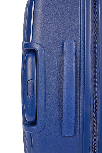 United Colors Of Benetton 14BNT8001 Polipropilen Koyu Mavi Kabin Boy Valiz