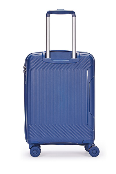 United Colors Of Benetton 14BNT8001 Polipropilen Koyu Mavi Kabin Boy Valiz