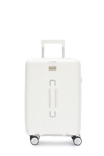 Pierre Cardin 04PC7080 Polipropilen Beyaz Kabin Boy Valiz