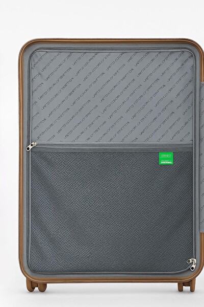 United Colors Of Benetton 14BNT8001 Polipropilen Bej Kabin Boy Valiz