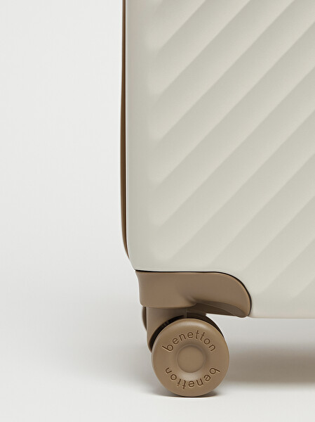 United Colors Of Benetton 14BNT8001 Polipropilen Bej Kabin Boy Valiz