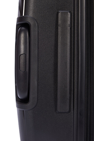 United Colors Of Benetton 14BNT8002 Polipropilen Siyah Orta Boy Valiz