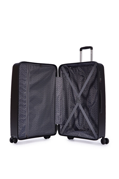 United Colors Of Benetton 14BNT8002 Polipropilen Siyah Kabin Boy Valiz