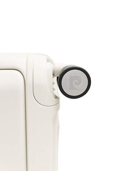 Pierre Cardin 04PC7090 Orta Ve Kabin Boy 2'li Set Polipropilen Valiz Beyaz