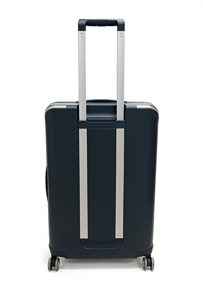 Pierre Cardin %100 Polipropilen Büyük Ve Orta Boy 2'li Valiz Seti Lacivert 04PC7090