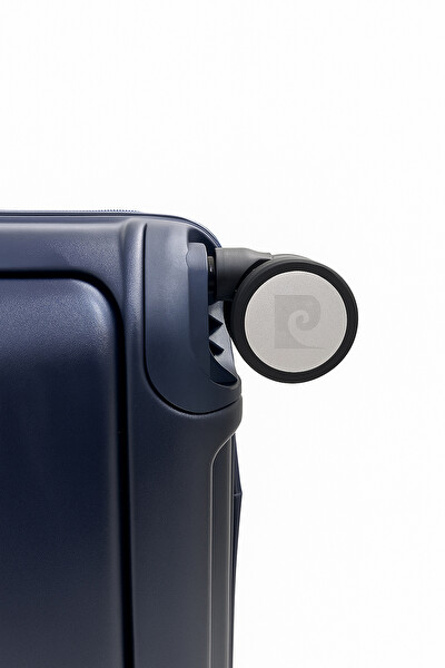 Pierre Cardin %100 Polipropilen Büyük Ve Orta Boy 2'li Valiz Seti Lacivert 04PC7090