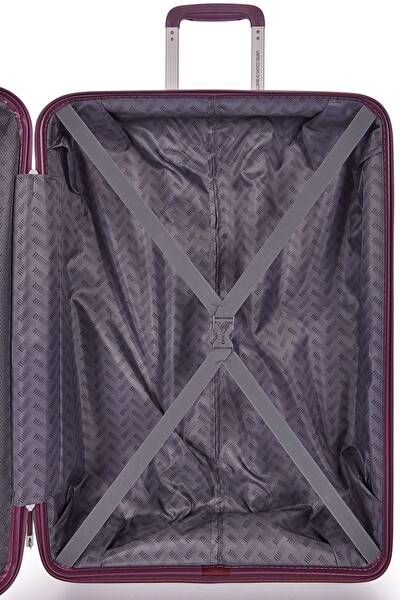 United Colors Of Benetton 14BNT8002 3'lü Valiz Set Büyük Orta Ve Kabin Boy Polipropilen Bordo