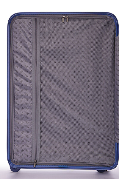 United Colors Of Benetton 14BNT8002 Büyük Boy Polipropilen Valiz Mavi