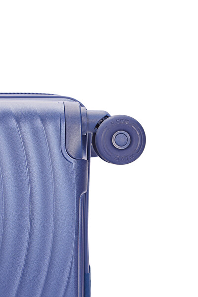 United Colors Of Benetton 14BNT8002 Büyük Boy Polipropilen Valiz Mavi