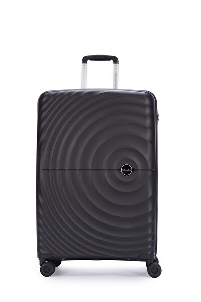 United Colors Of Benetton 14BNT8002 Büyük Boy Polipropilen Valiz Siyah