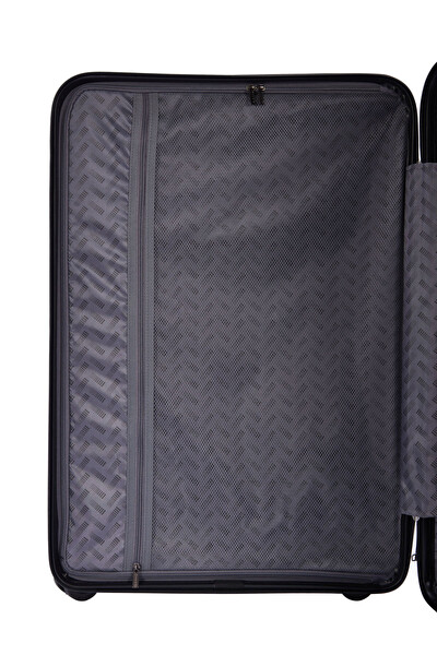 United Colors Of Benetton 14BNT8002 Büyük Boy Polipropilen Valiz Siyah