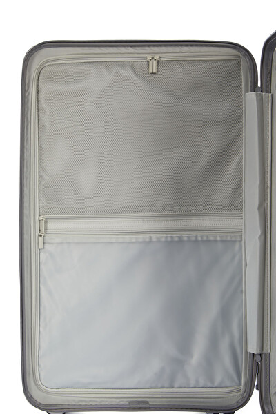 Pierre Cardin 04PC7080 Büyük Boy Polipropilen Valiz Gri