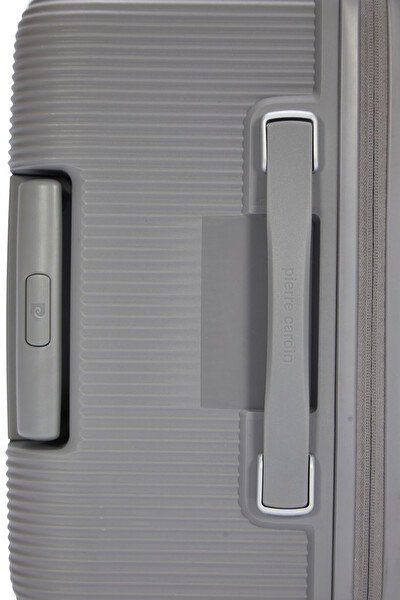Pierre Cardin 04PC7080 Büyük Boy Polipropilen Valiz Gri