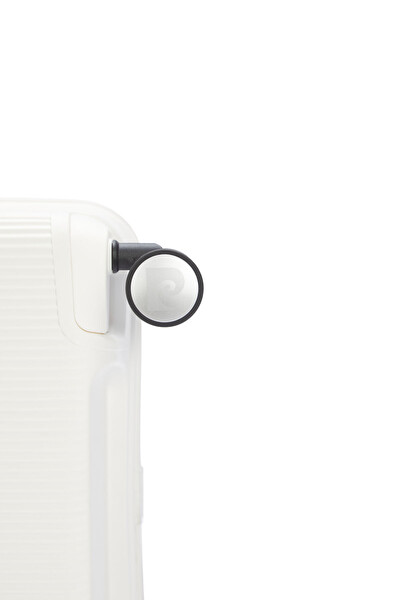 Pierre Cardin 04PC7080 Büyük Boy Polipropilen Valiz Beyaz