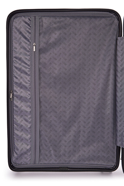 United Colors Of Benetton 14BNT8001 Büyük Boy Polipropilen Valiz Siyah