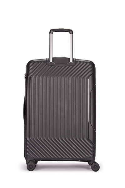 United Colors Of Benetton 14BNT8001 Büyük Boy Polipropilen Valiz Siyah