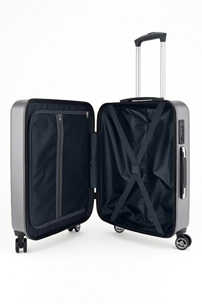 Louisiana Polo 1815 Orta Boy Polikarbon Valiz Gri